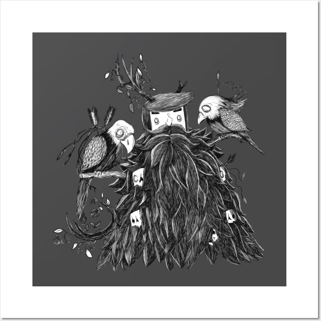 beard nest Wall Art by TheDEADLOOK